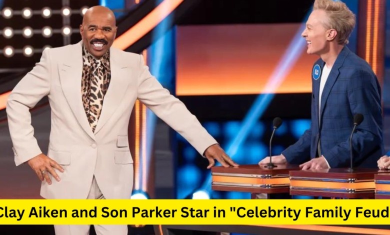 Clay Aiken and Son Parker Star in “Celebrity Family Feud”