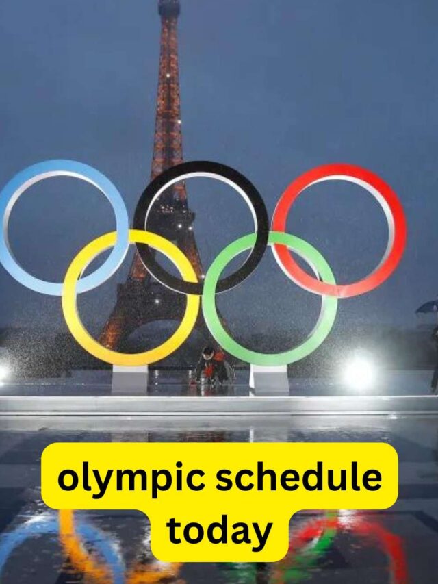 Olympic Schedule Today